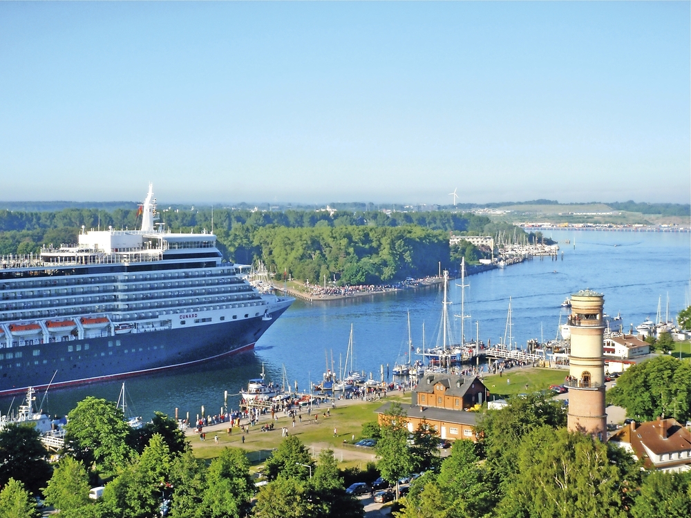 Blick auf die See in aus dem Maritim Hotel Travemünde
