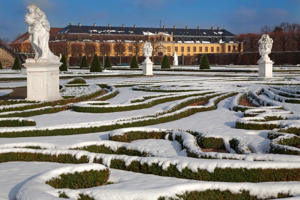 Herrenhäuser Gärten in Hannover im Winter