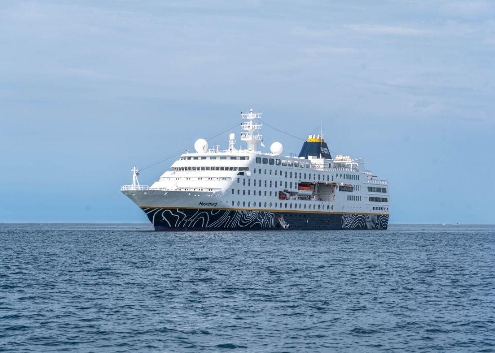 Außenansicht der MS Hamburg