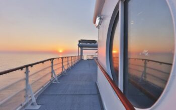 Sonnenaufgang auf der MS Hamburg